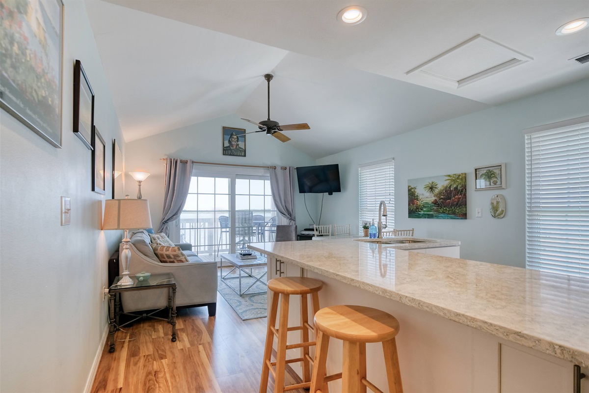 View of the living space