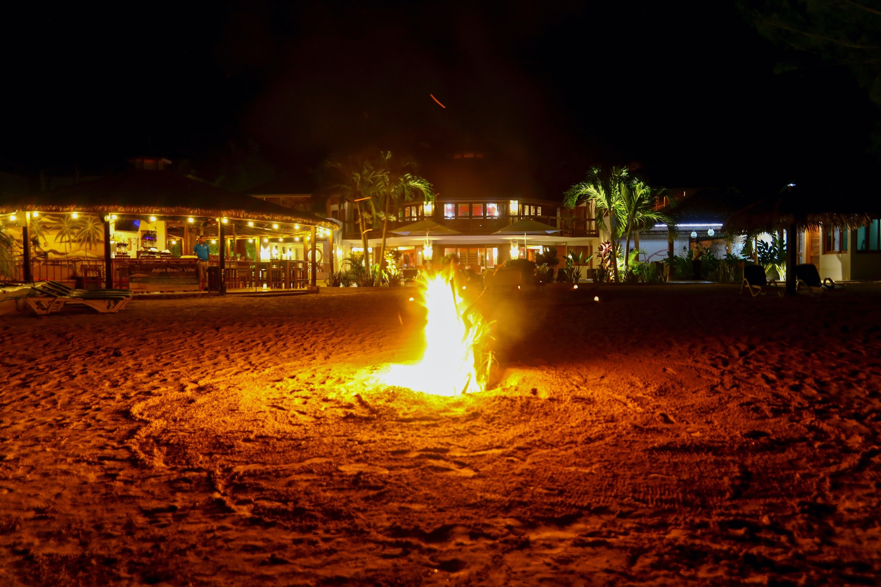 Night Shot: Special Dinner night with Bonfire