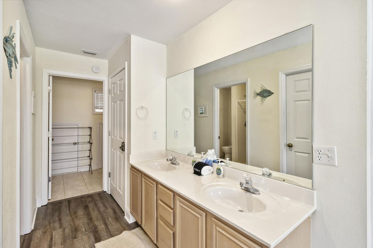 Your main-level half bath keeps everything convenient &mdash; no trips upstairs during movie night.