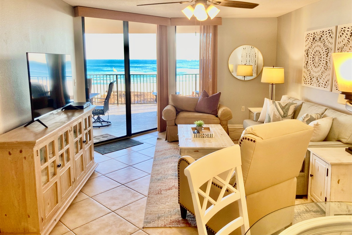 50" smart tv in the living room!