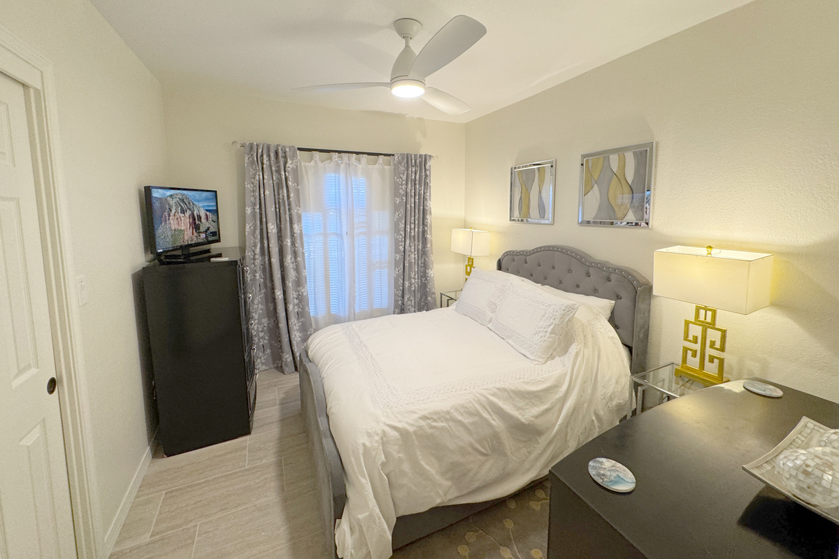 Guest Bedroom with full size bed