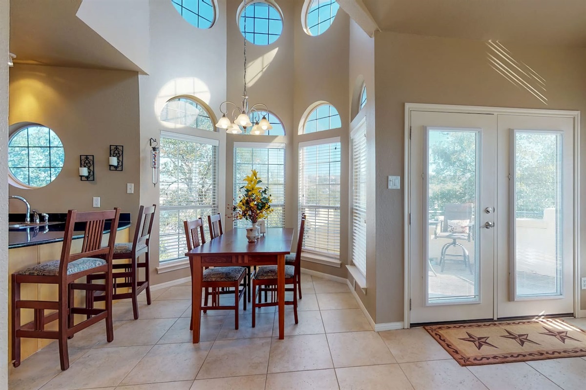 Patio Access from Kitchen & Family Room