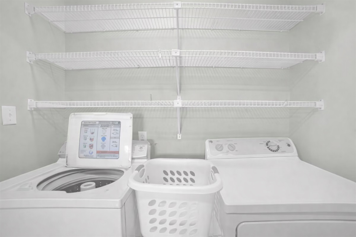 In unit washer and dryer 