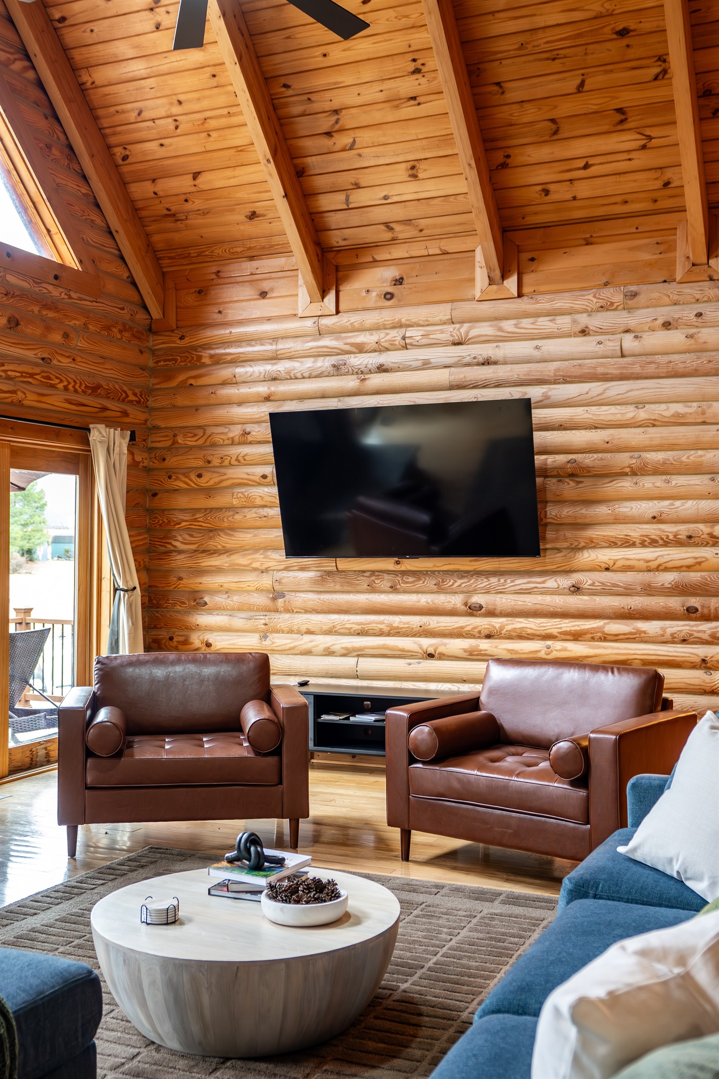 Perfect spot to lounge with coffee, cards, or a good book.