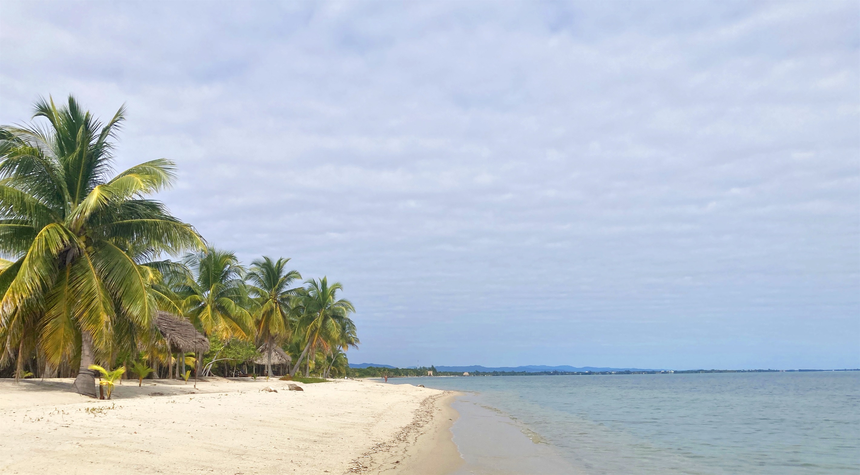 The beach. Just 100 yards away
