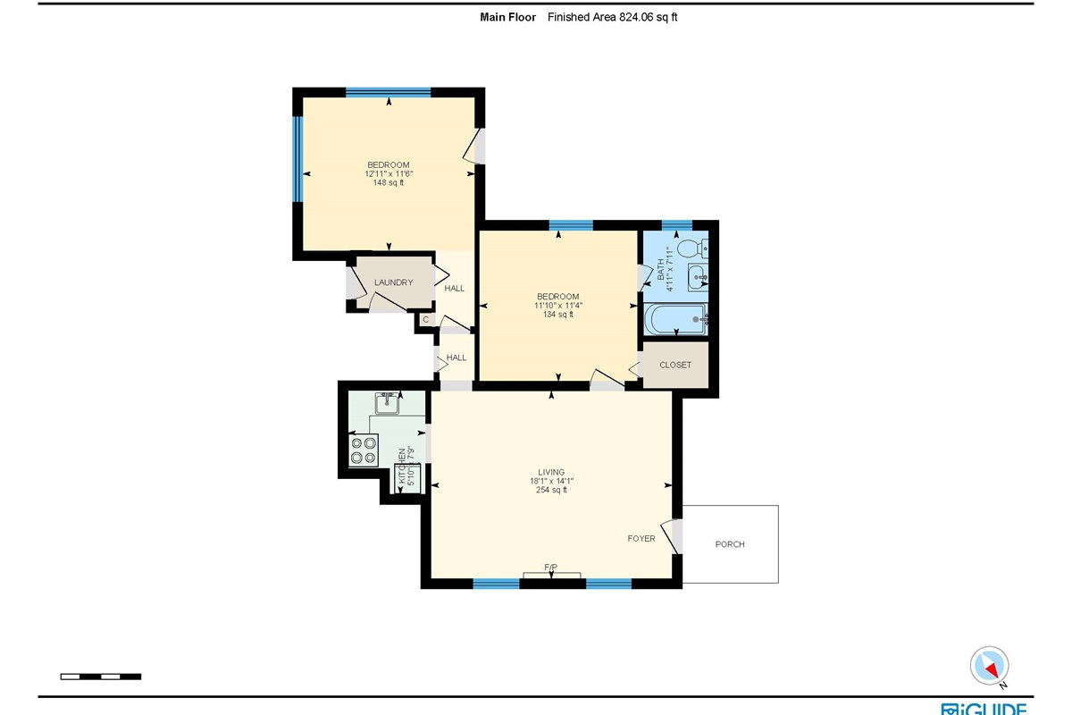 Casita F Floor Plan