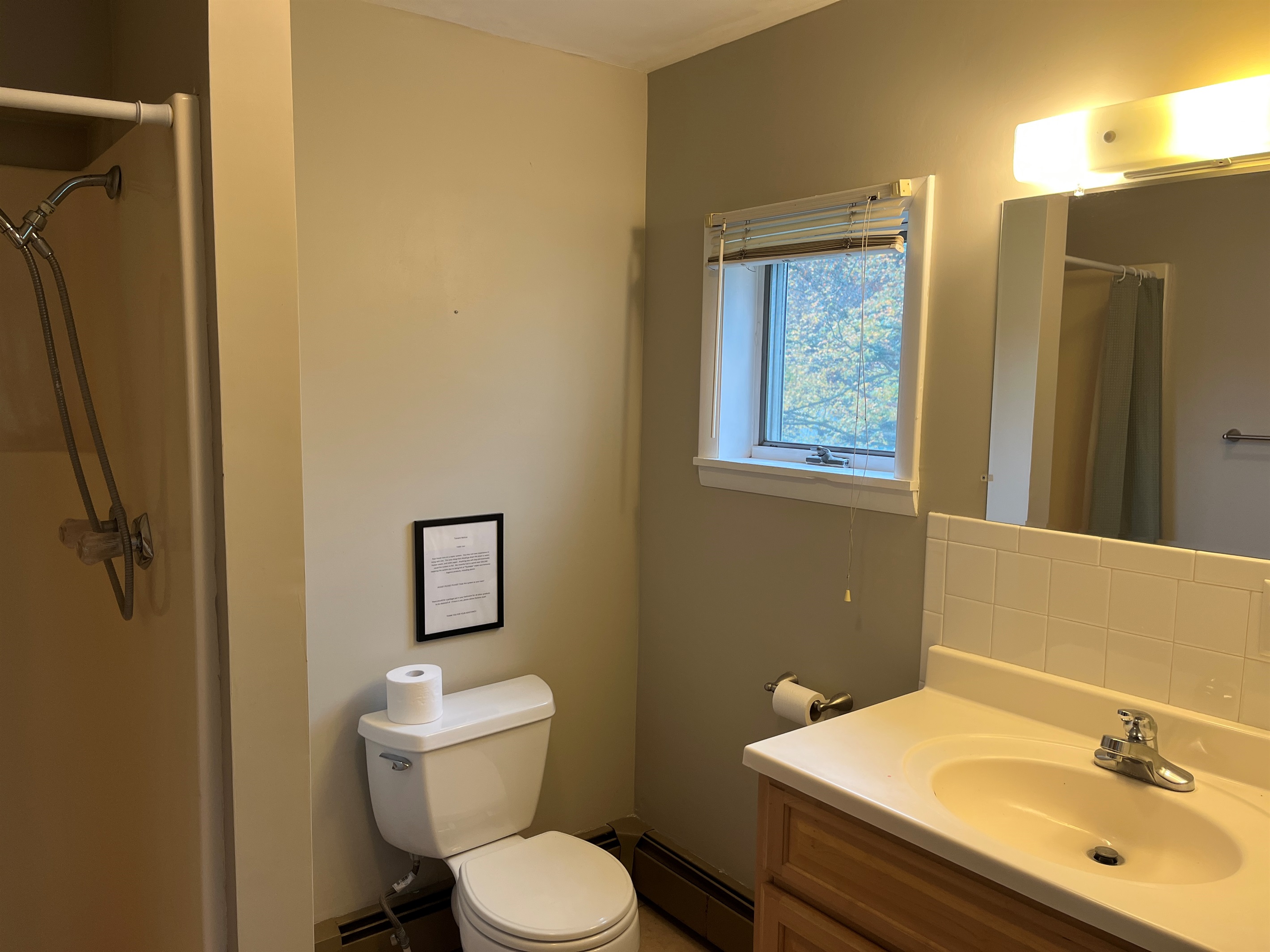 Queen 1 ensuite bath with shower