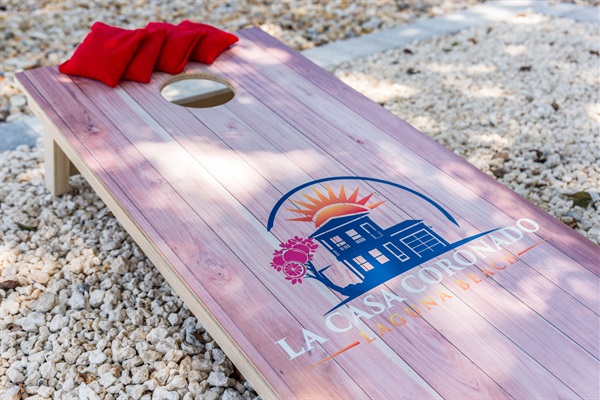 Who will take the crown of the Panama City Beach cornhole champ? Set up the custom cornhole boards and find out!