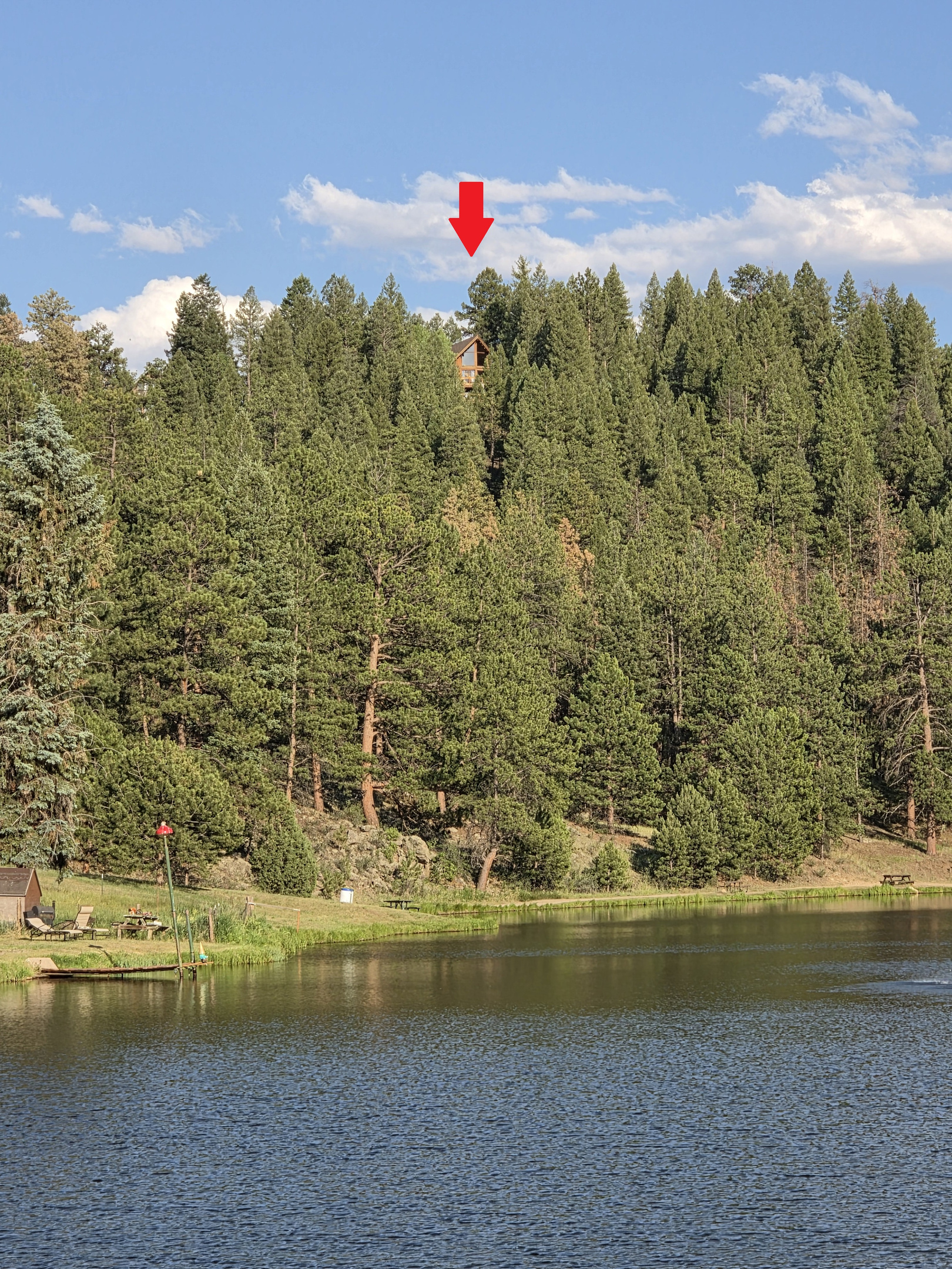 View from the lake