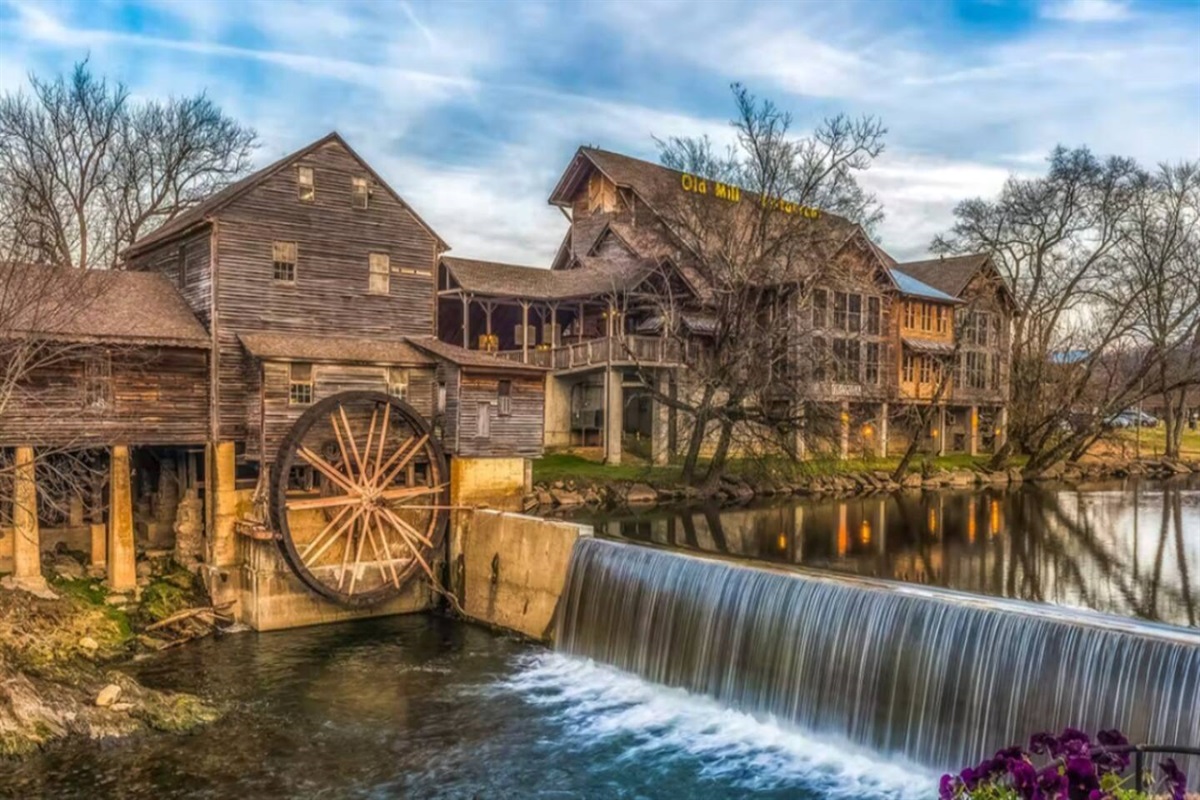The Old Mill is a beloved Pigeon Forge landmark known for its classic Southern family dining.