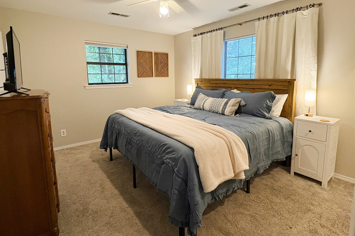 32" TV & Dresser Provided