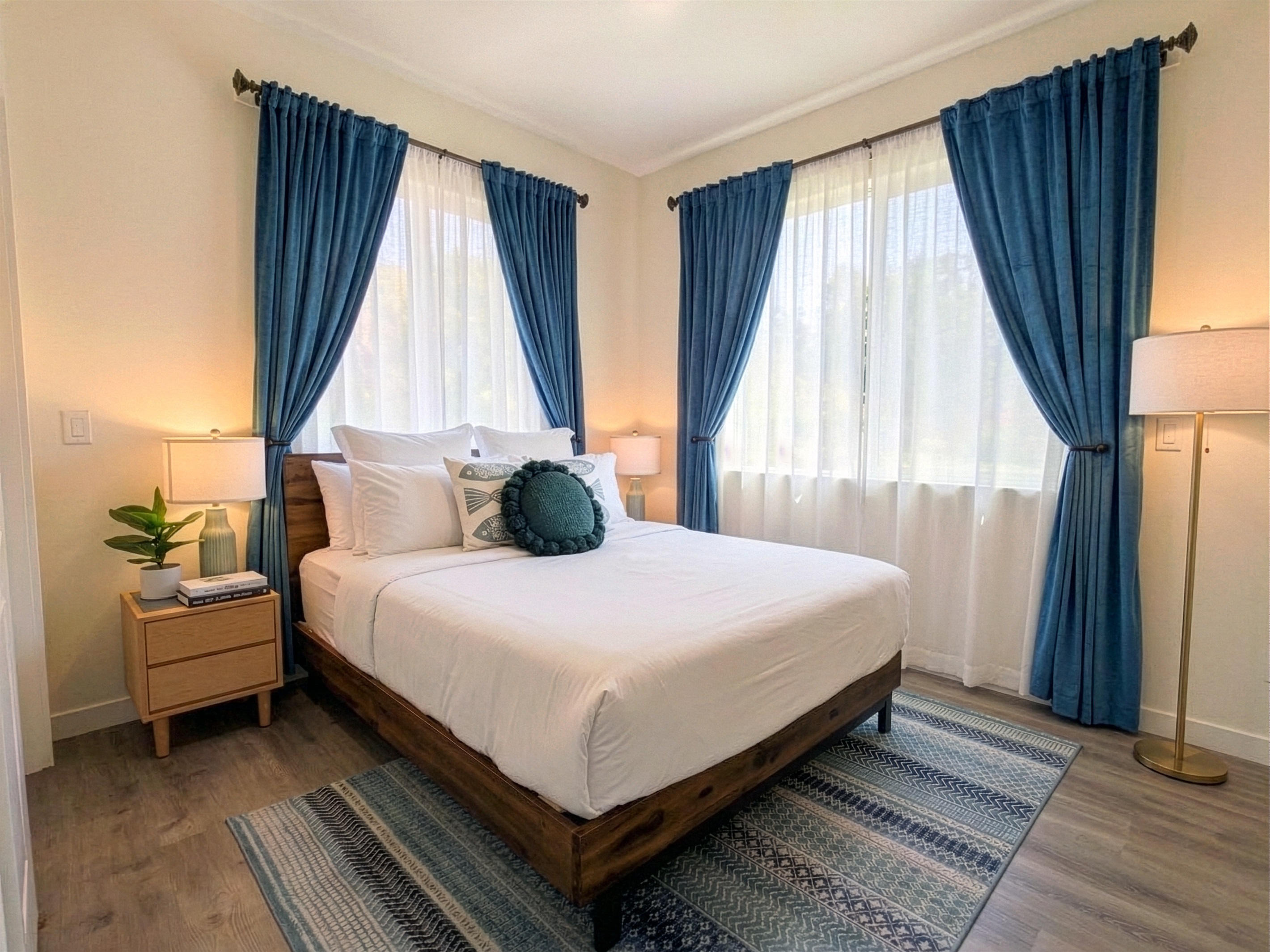 Queen Bedroom with Air Conditioning