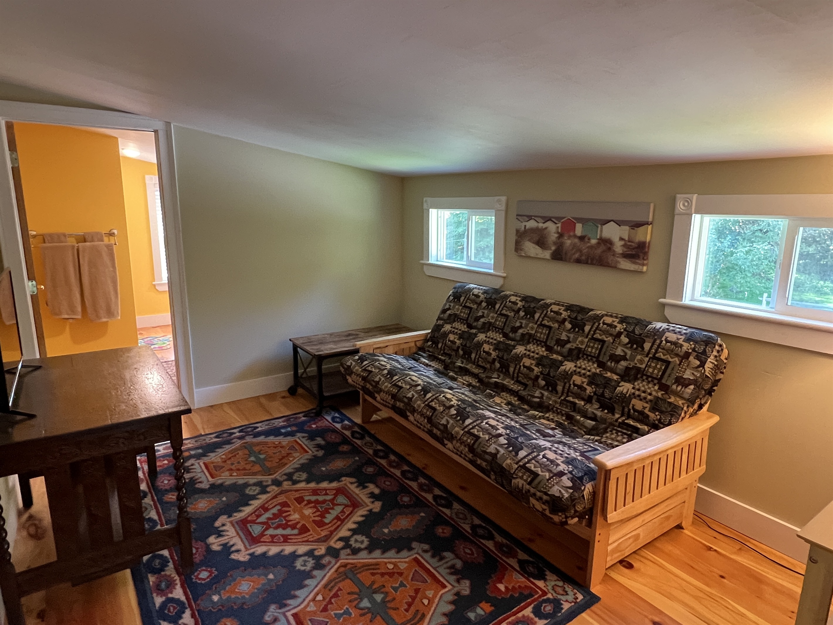 2nd floor landing futon in game area.