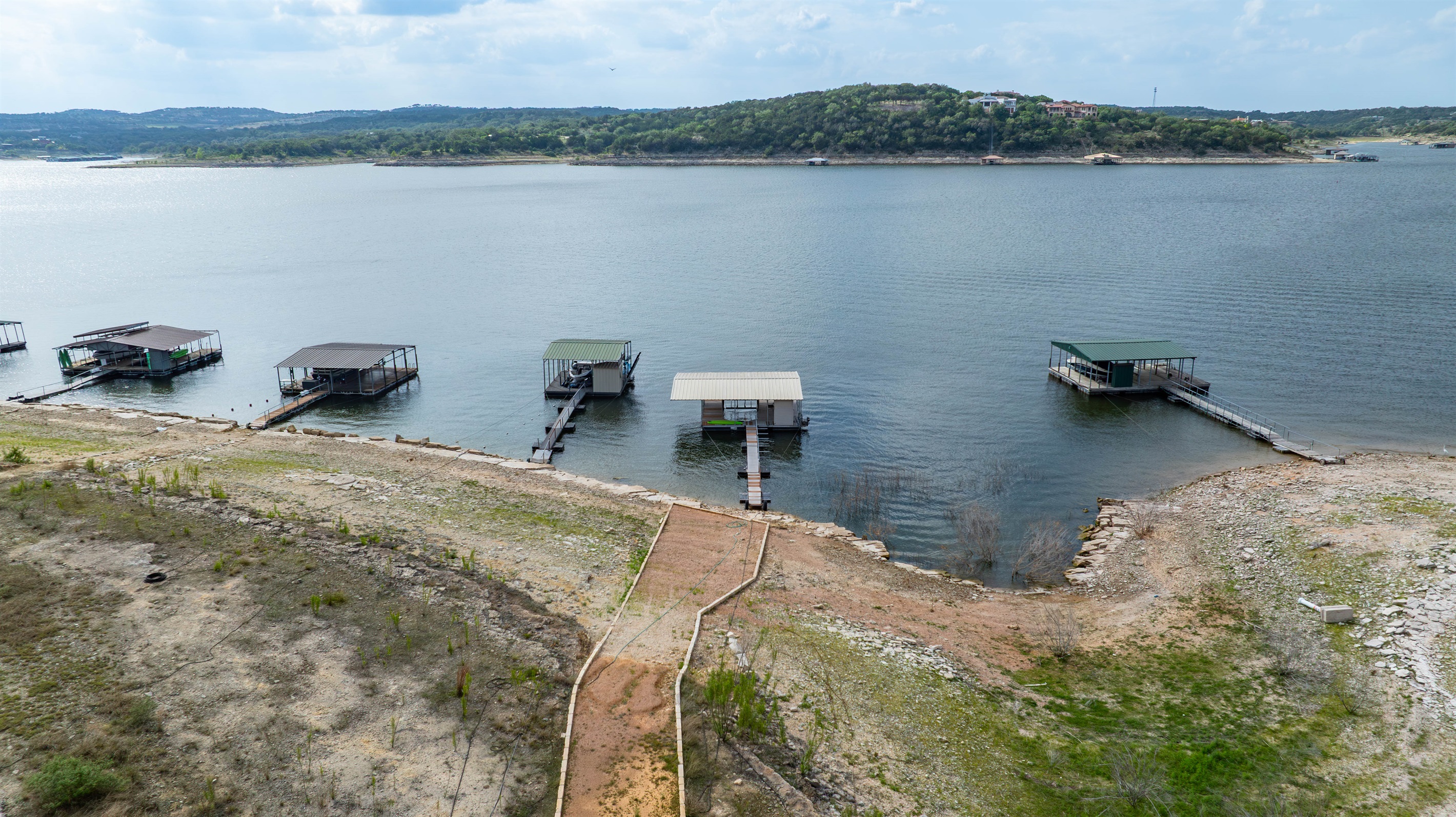 Private dock on Lake Travis 