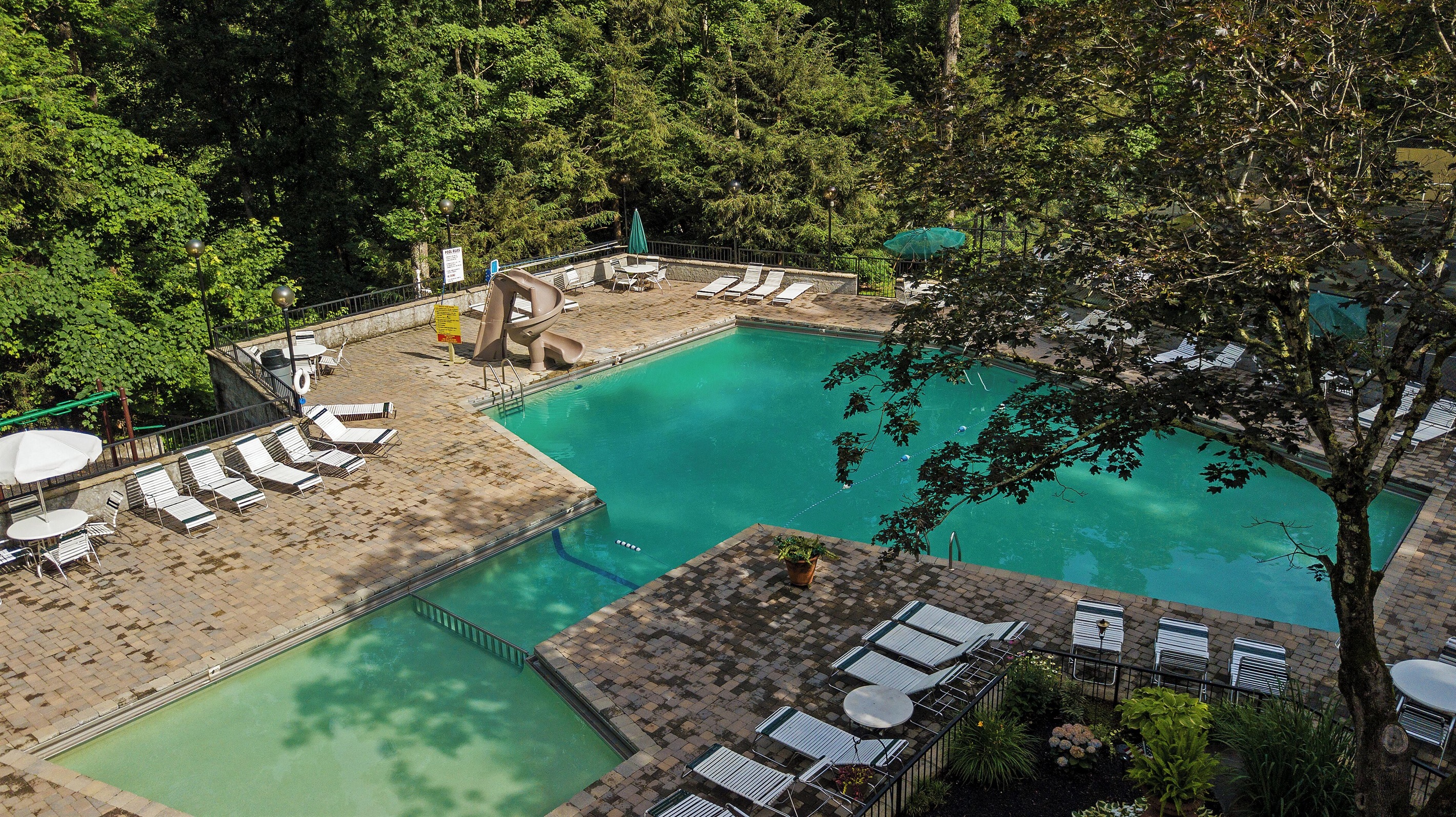 Upper Alpine Pool (1 of 3 Club houses) included with your stay. w/ Waterslide