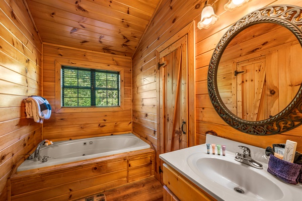 Downstairs Spacious Master Bathroom Creating Your Own Personal Sanctuary