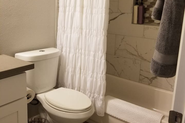 Guest Bathroom with quality touches