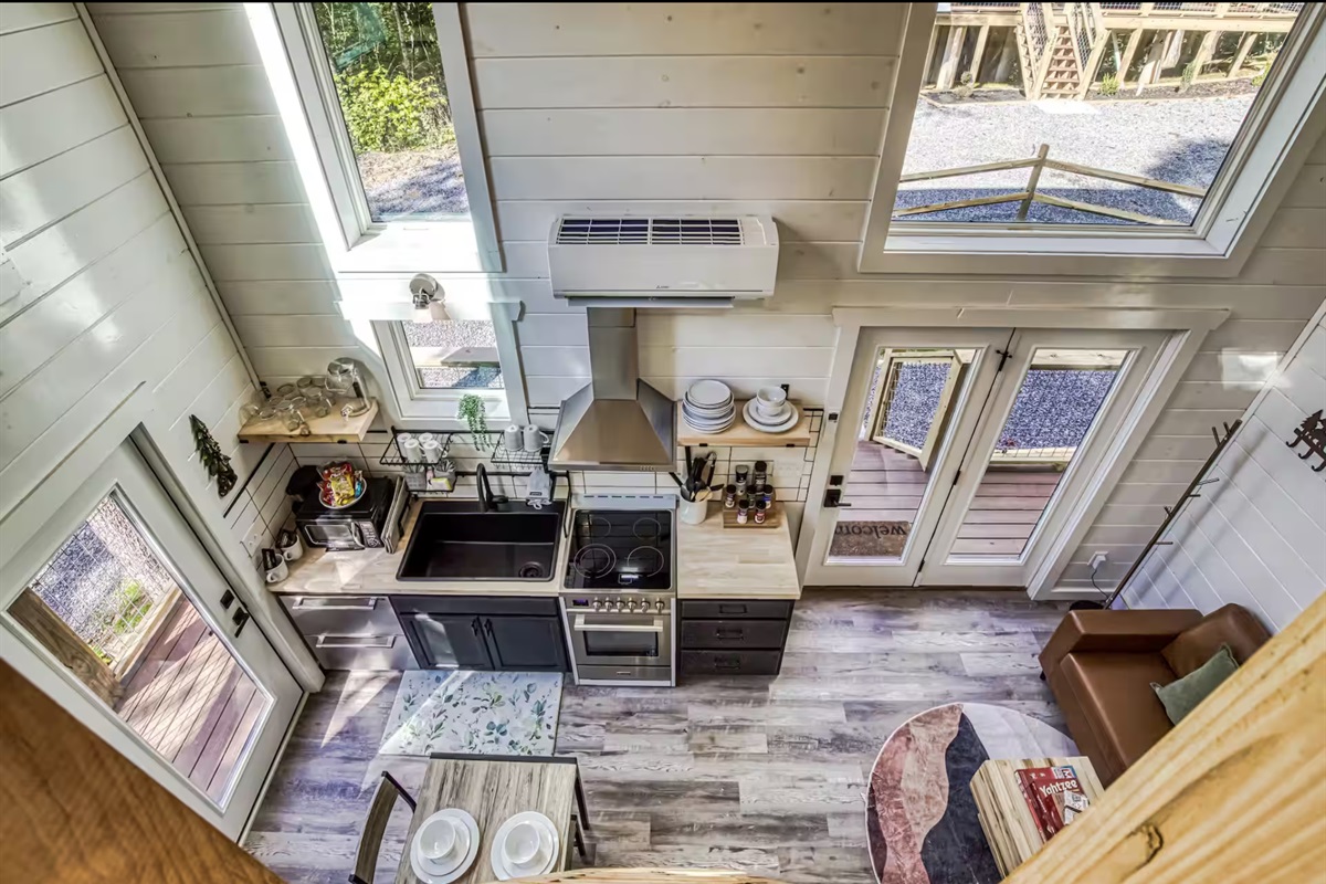 Kitchen and Living Area