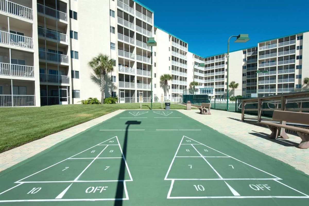 Shuffleboard at Holiday Surf & Racquet Club