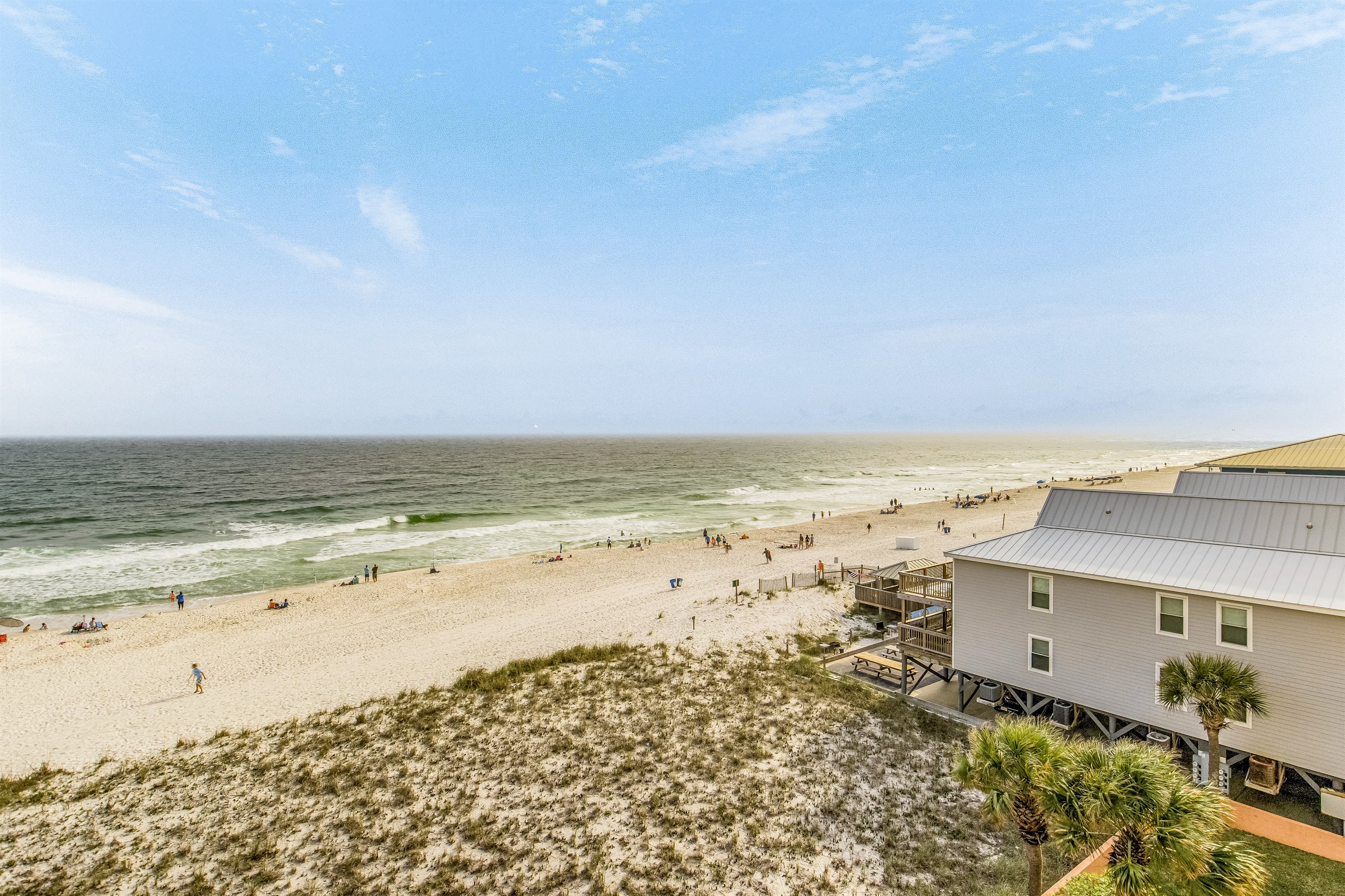Balcony View of Beach - West