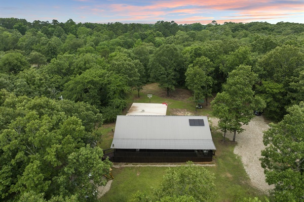 Tucked back in the trees on 3 acres!