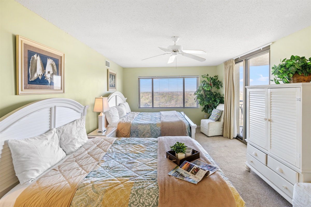 1 Queen and 1 Full in 3rd Bedroom