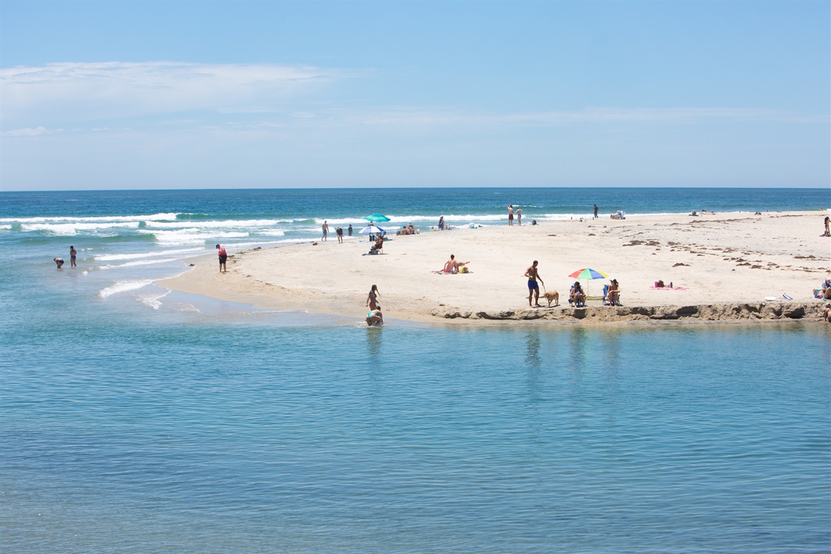Beautiful beaches just a four minute walk from the cottage