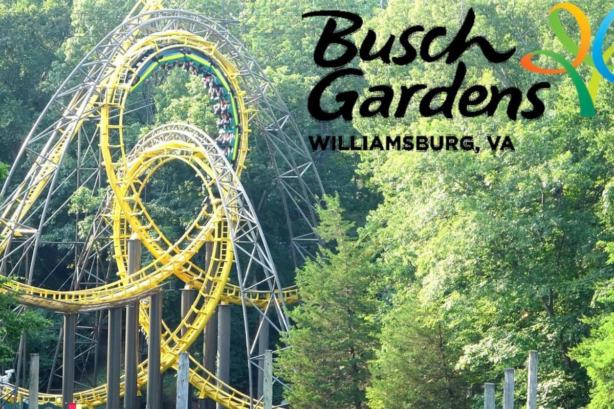 Busch Gardens Williamsburg just 20 minutes away!