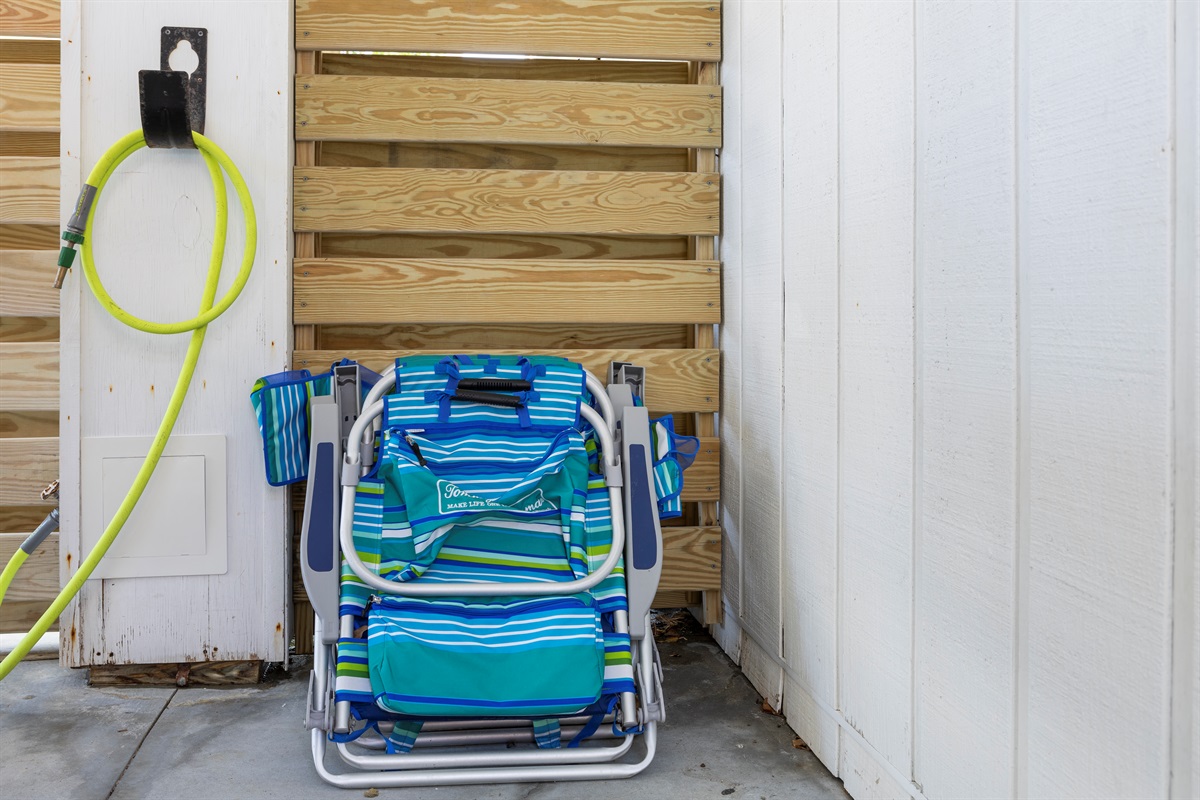 Beach Chairs provided!