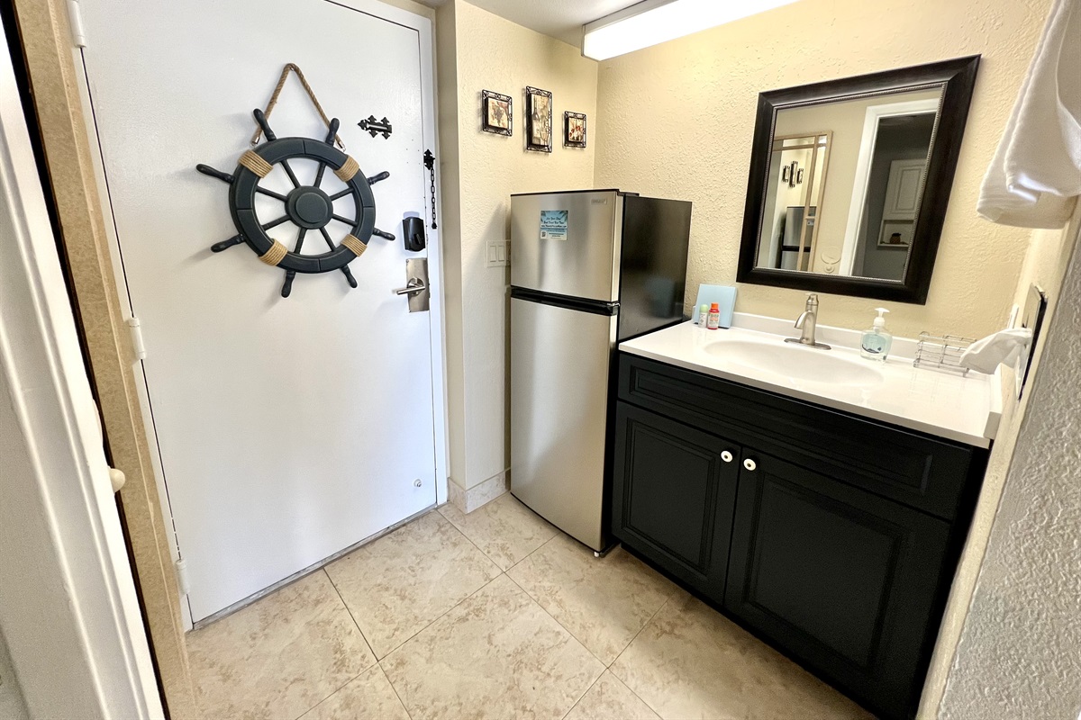 Separate fridge and freezer