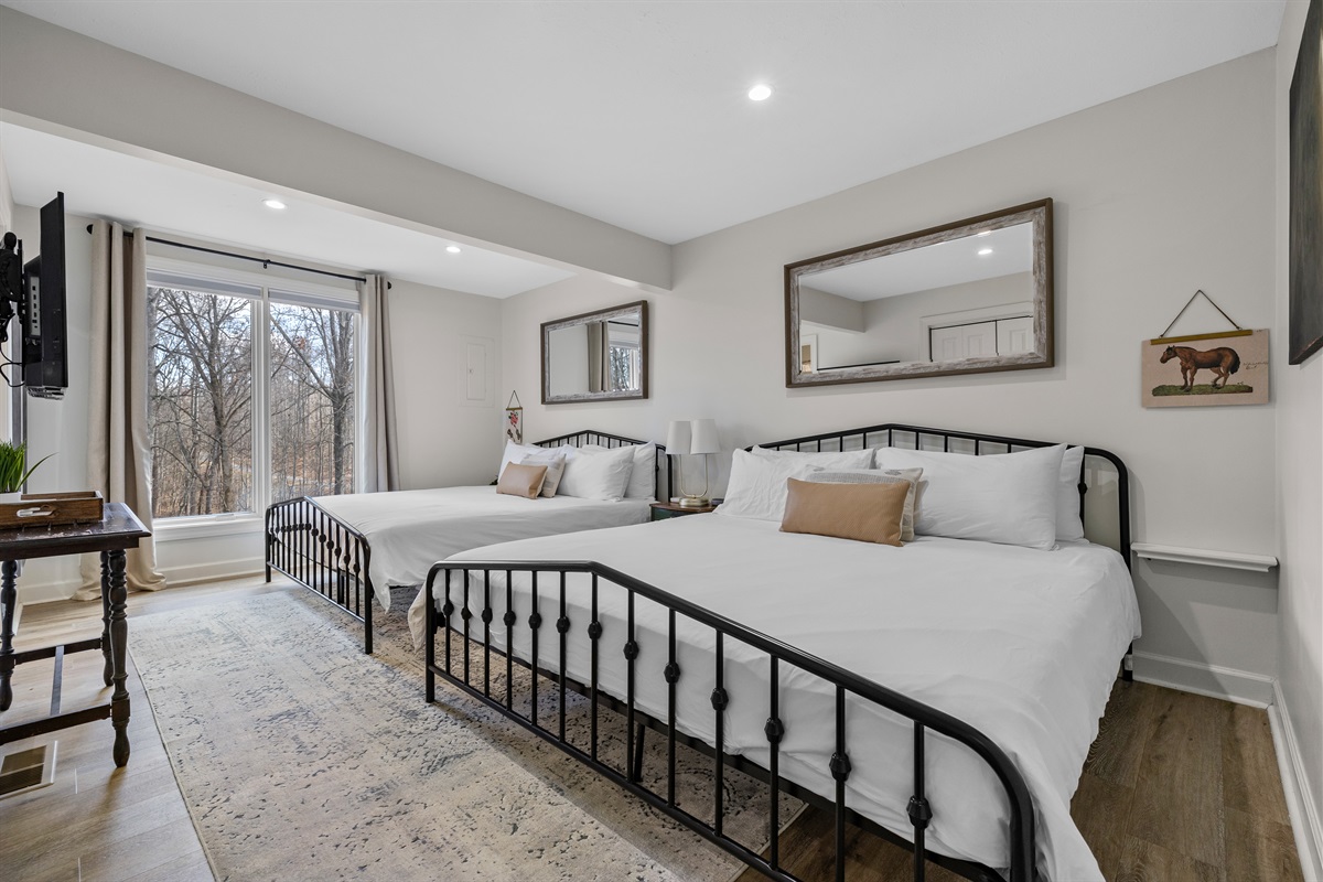 Harmony bedroom with 2 king beds.