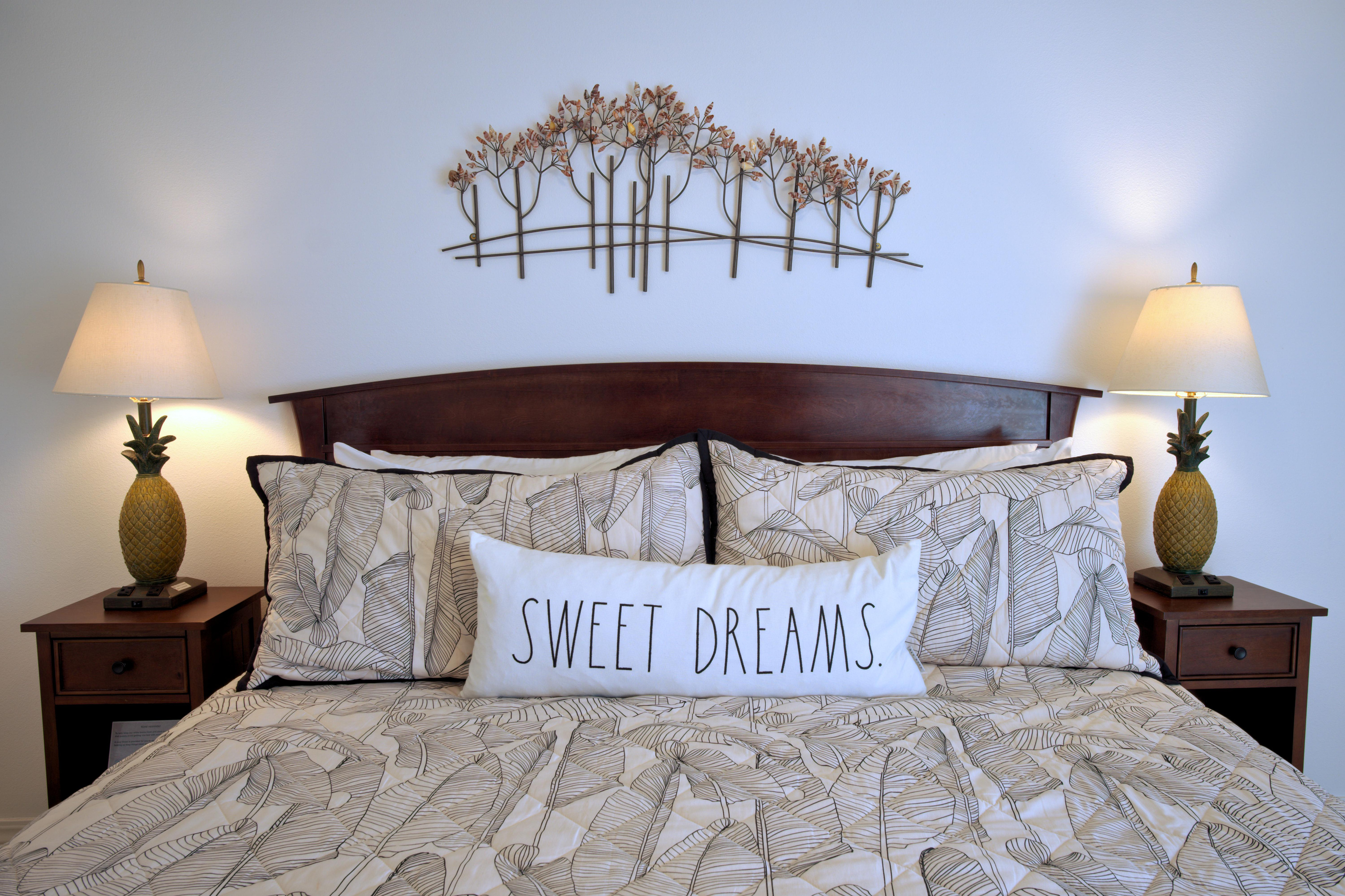 Rest comfortably in king size bed