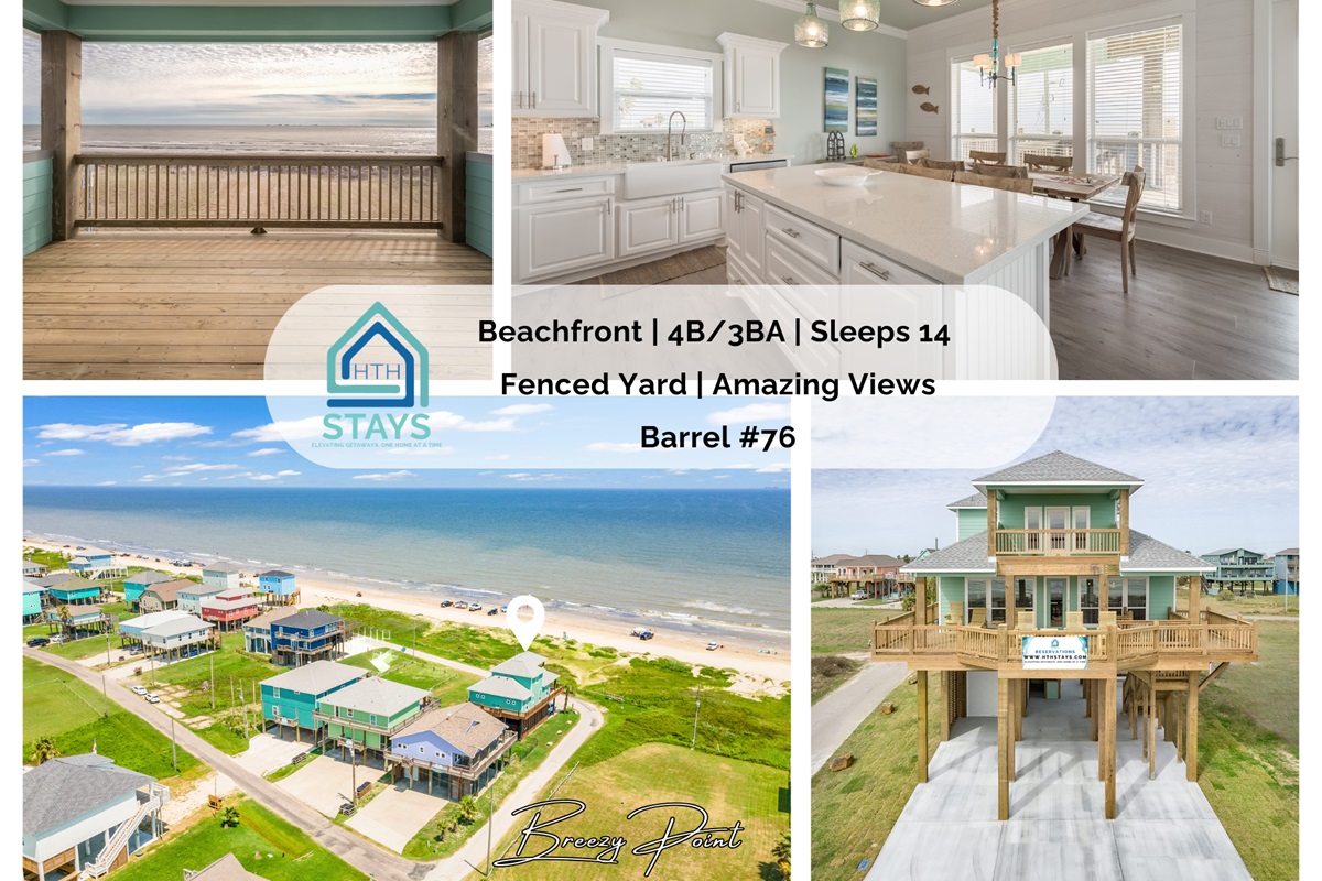 Welcome to Breezy Point, featured by HTH Stays. Elevated coastal home with spacious viewing decks, covered parking, and bright, breezy living spaces, perfect for relaxing by the shore.