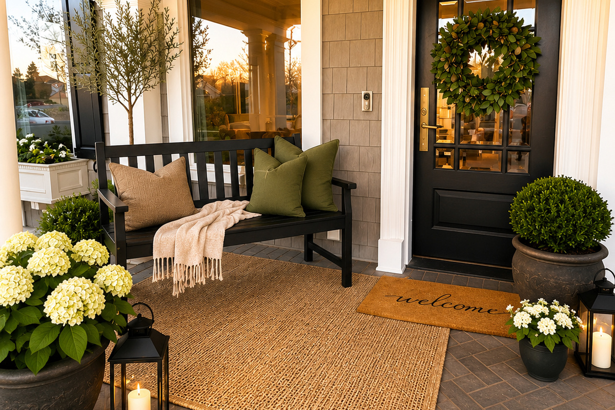 Relax on the welcoming front porch, complete with comfortable seating, beautiful landscaping, and timeless charm. It's the perfect place to enjoy your morning coffee, unwind after a day of exploring, or gather with family and friends.