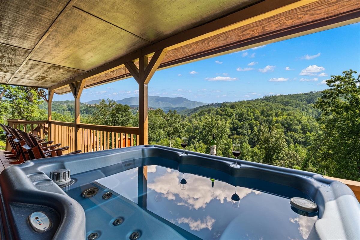 Welcome to Scenic Hideaway. Peace and tranquility await you here in Gatlinburg. Come on in, the water is nice.