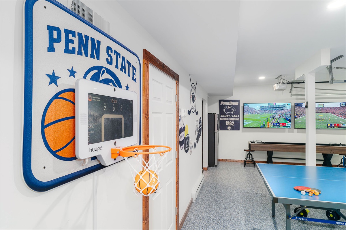 Bring the competition indoors with games for all ages — perfect for families, friends, and group stays.