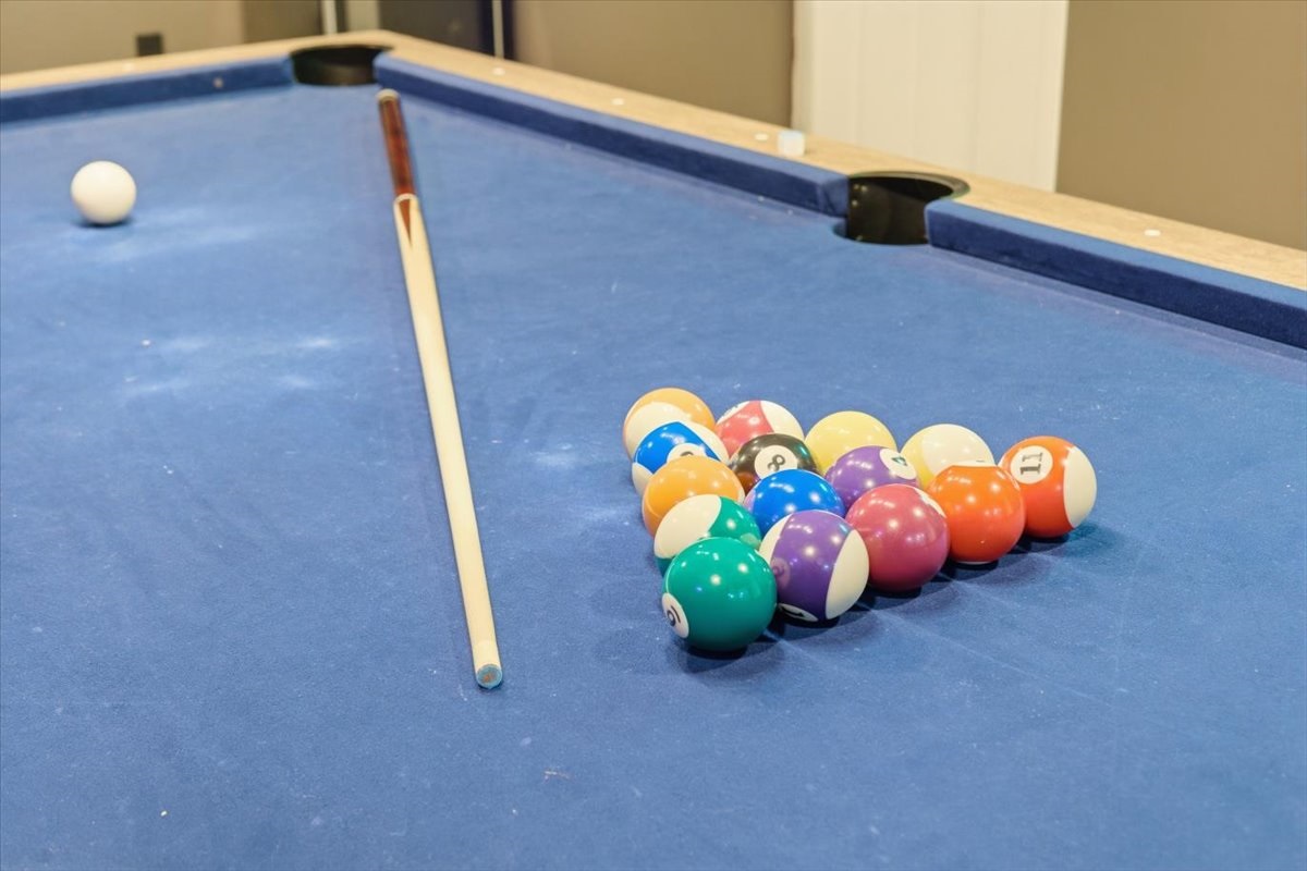 Practice your skills on the pool table