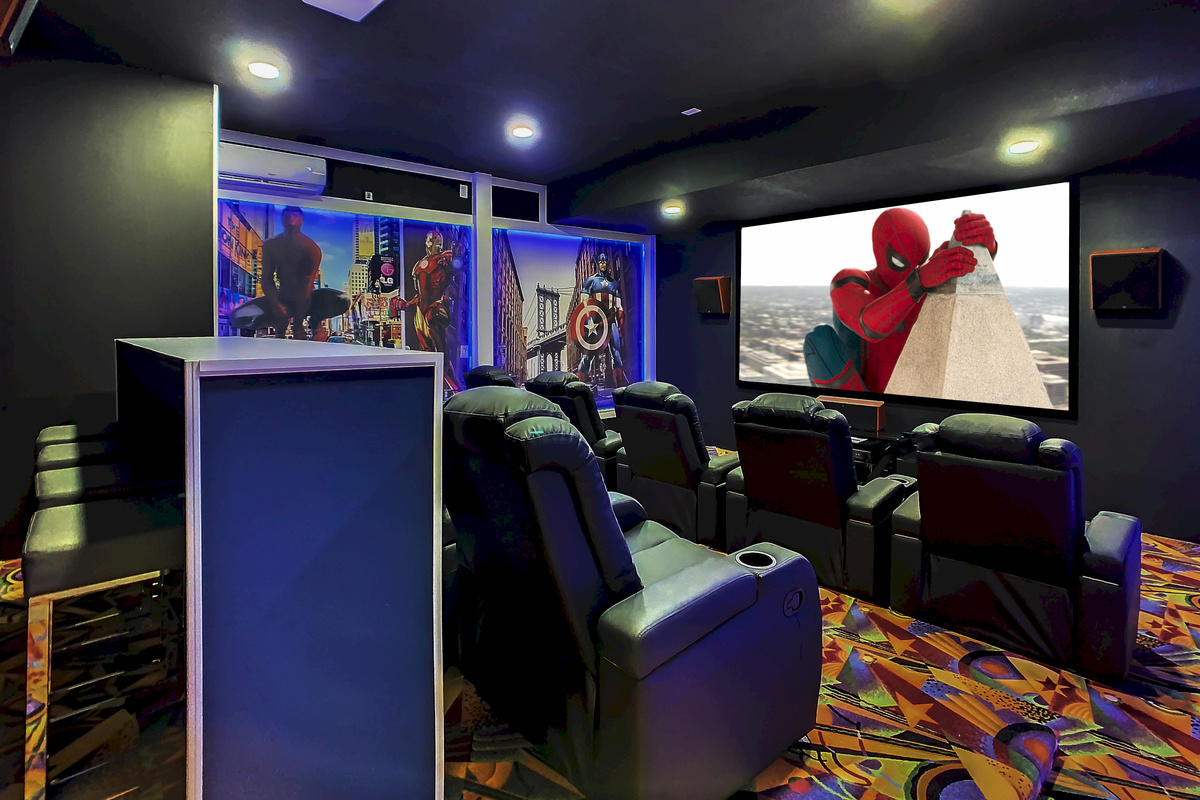 Movie Theater-150" Screen-Surround Sound