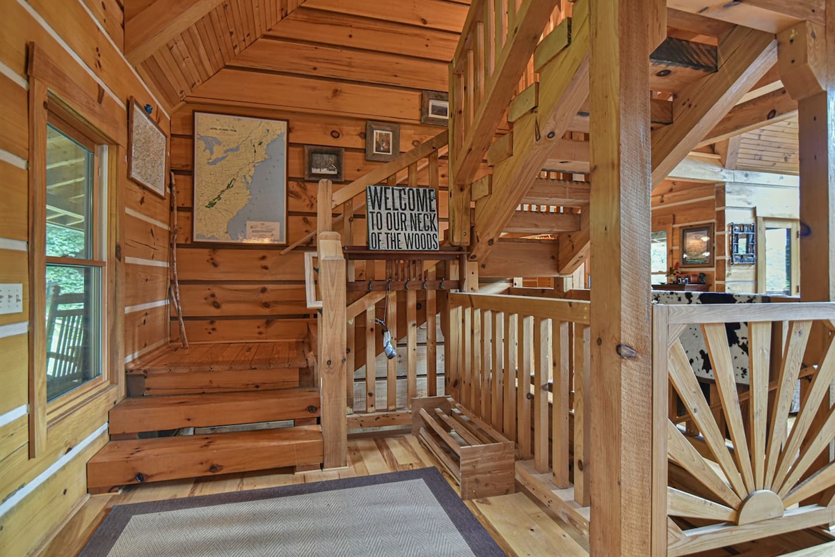 Head upstairs for more bedrooms