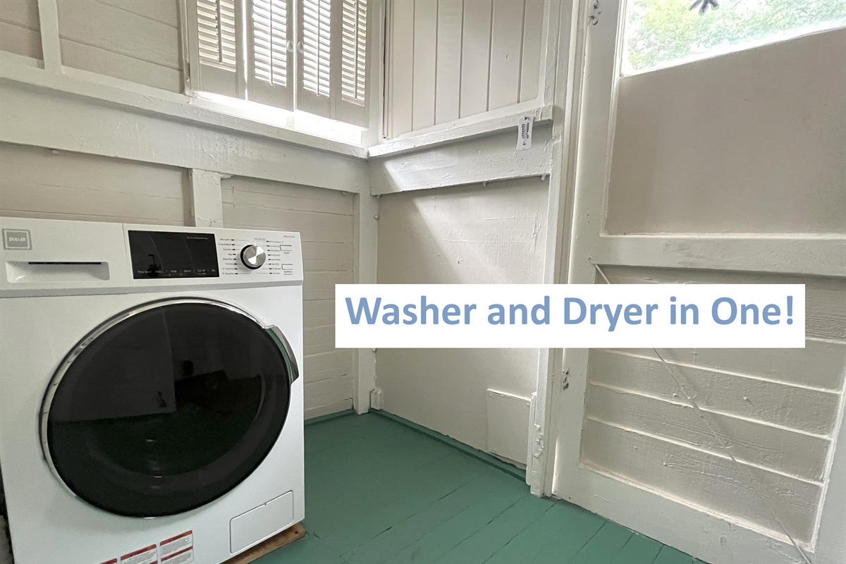Washer and dryer in one!