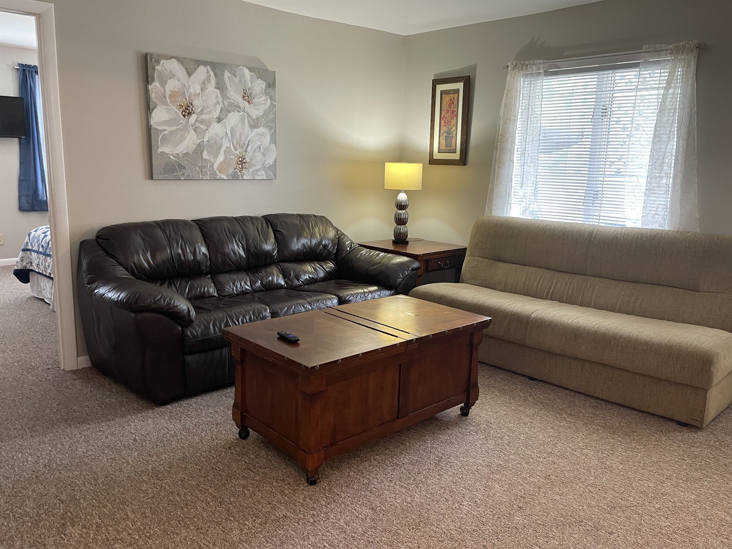 Attached apartment - living room