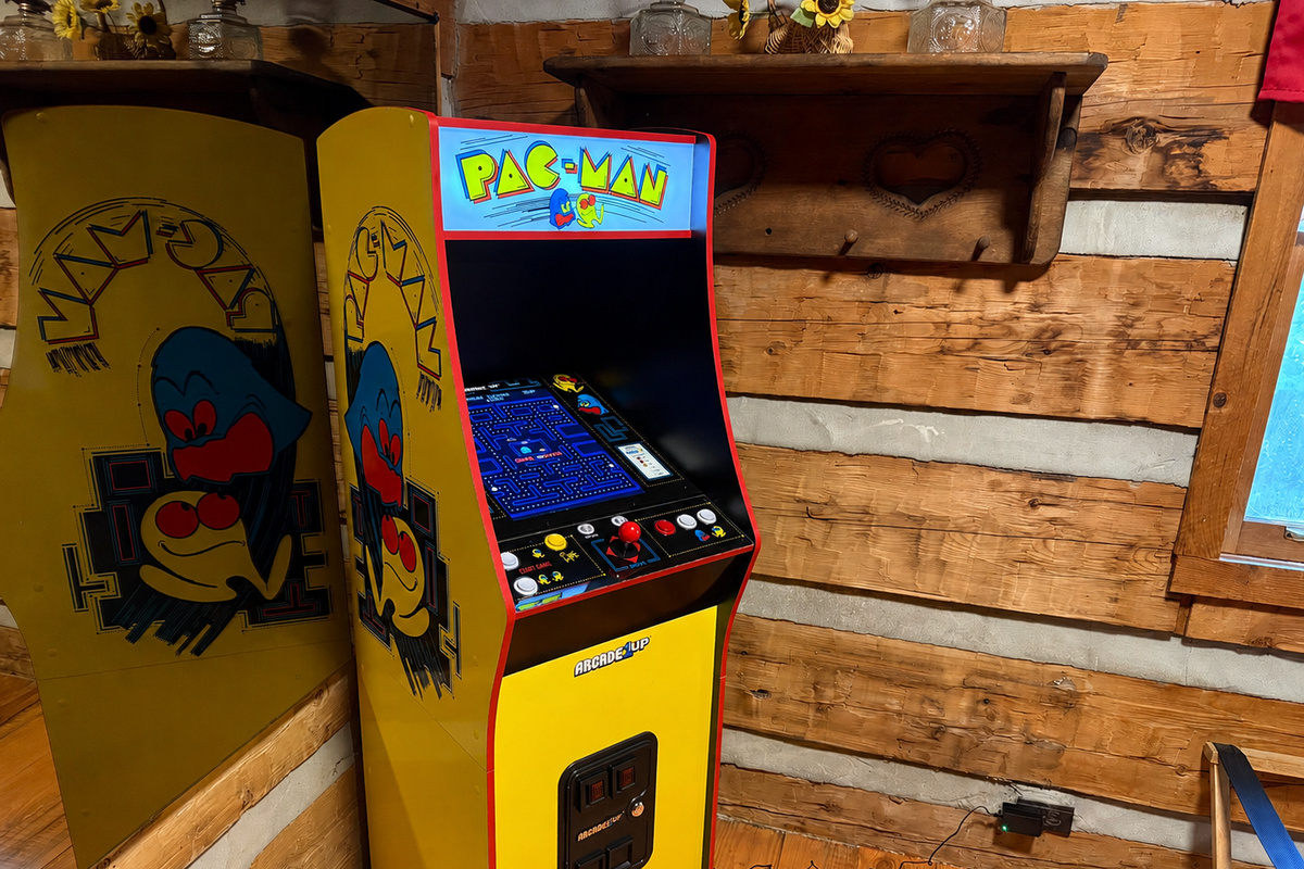 Bring some classic arcade fun to your stay with Pac-Man.