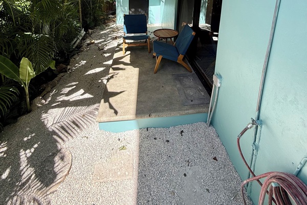 Bedroom room private patio 