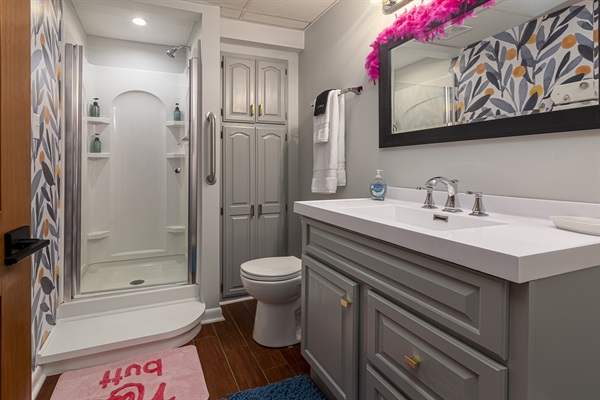 Lower level full bathroom 