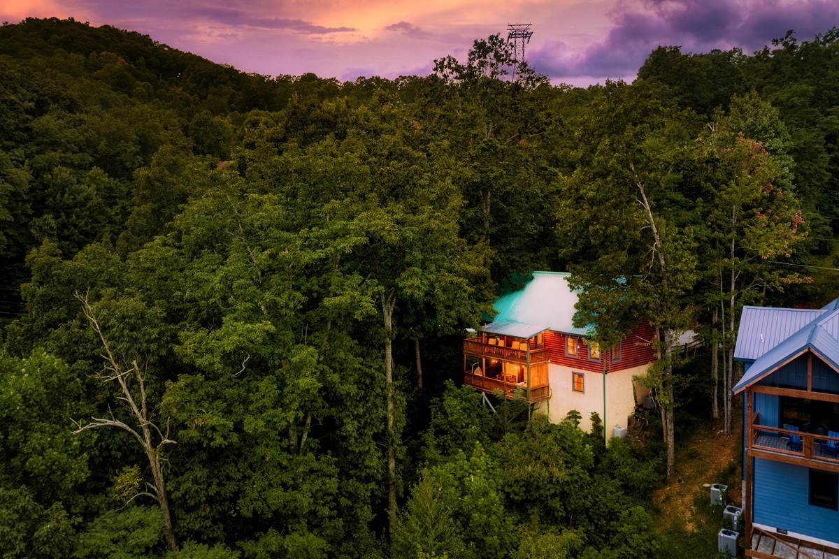 Only one next door neighbor! The other side is secluded forest!