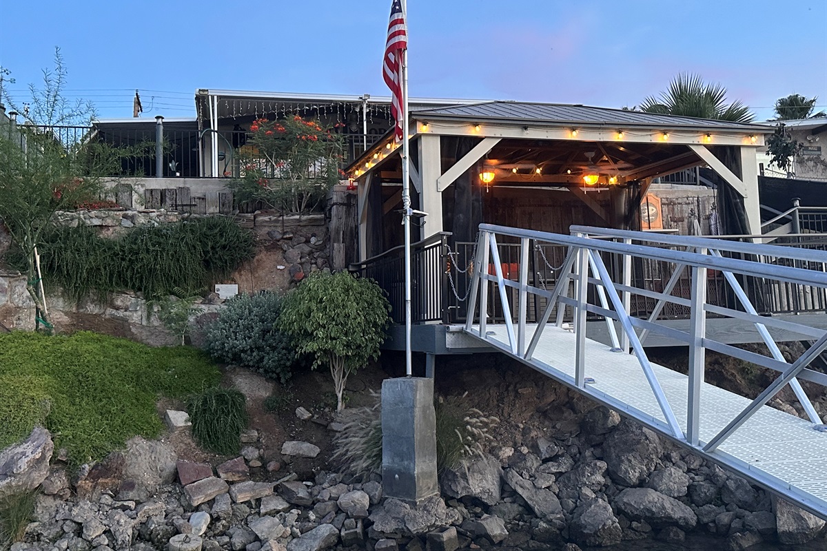 Lower Deck & Upper Deck as seen from Dock