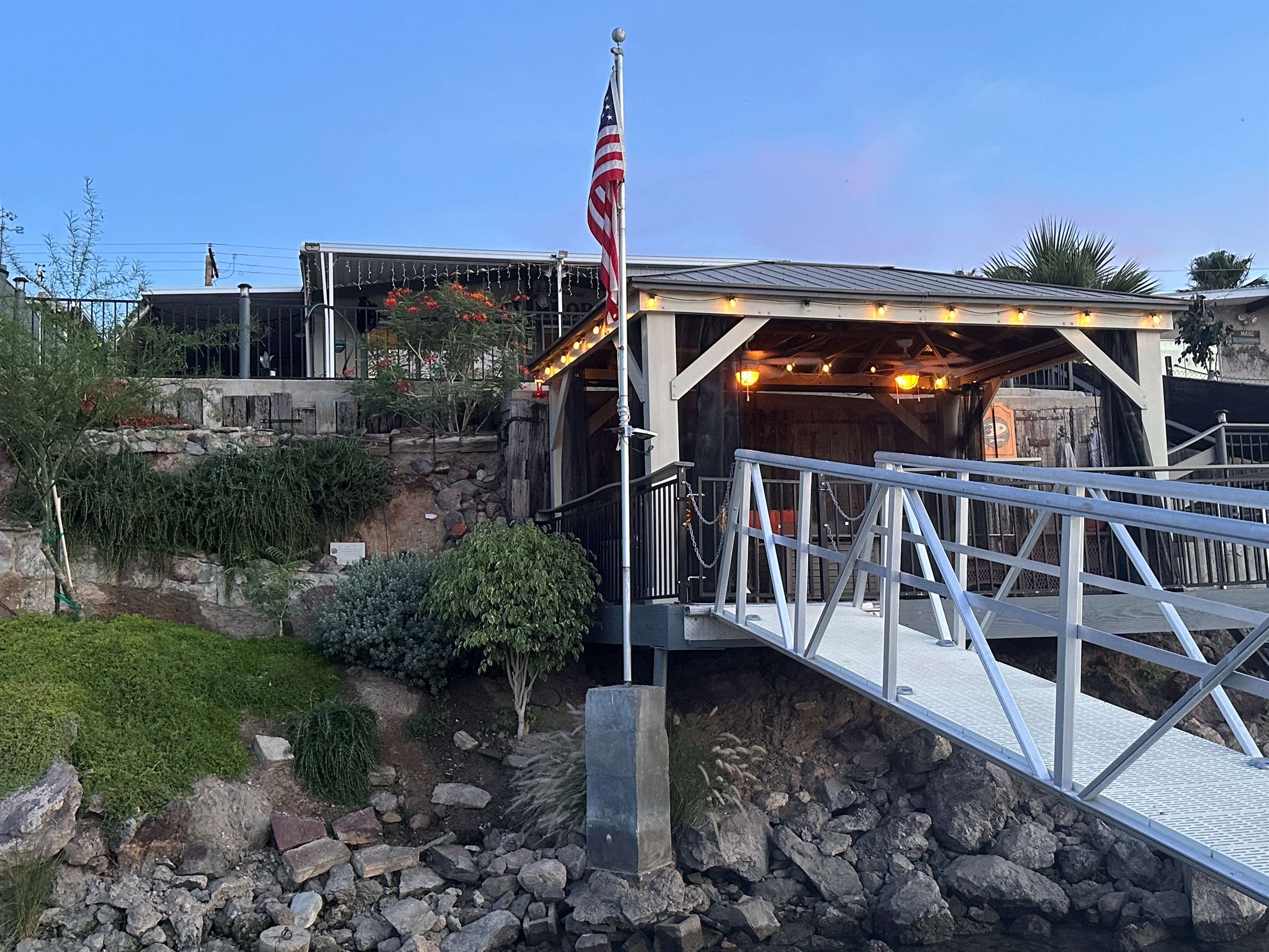 Lower Deck & Upper Deck as seen from Dock