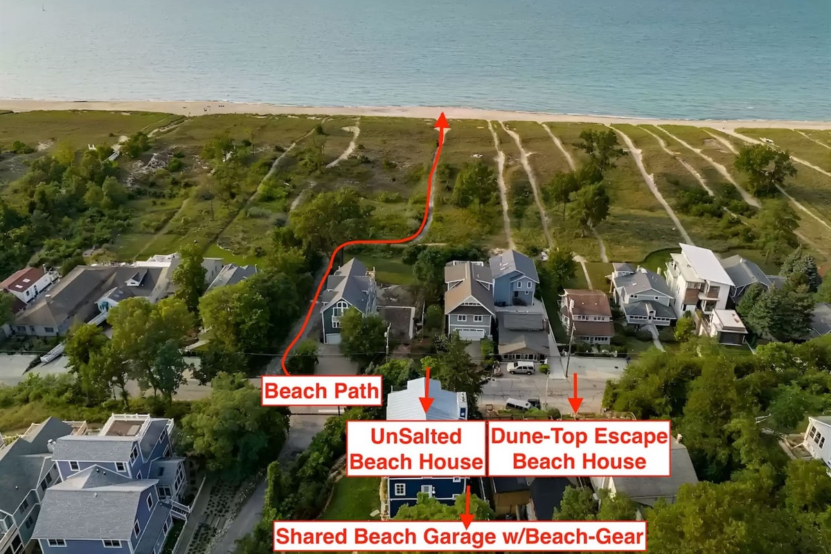 UnSalted: 5BR/5BA sleeps 20. & Dune-Top-Escape: 4BR/2BA sleeps 10 