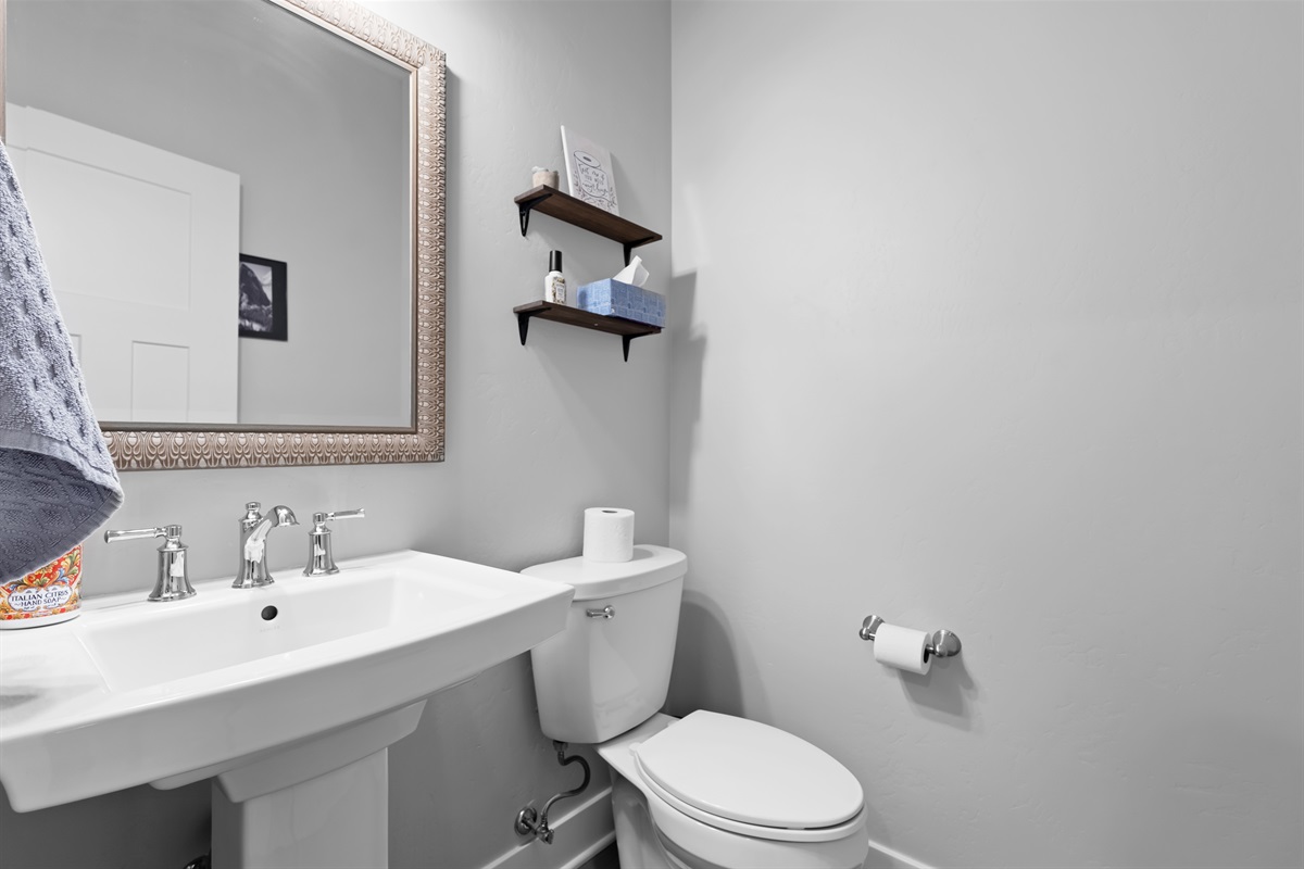 Downstairs - Half Bath