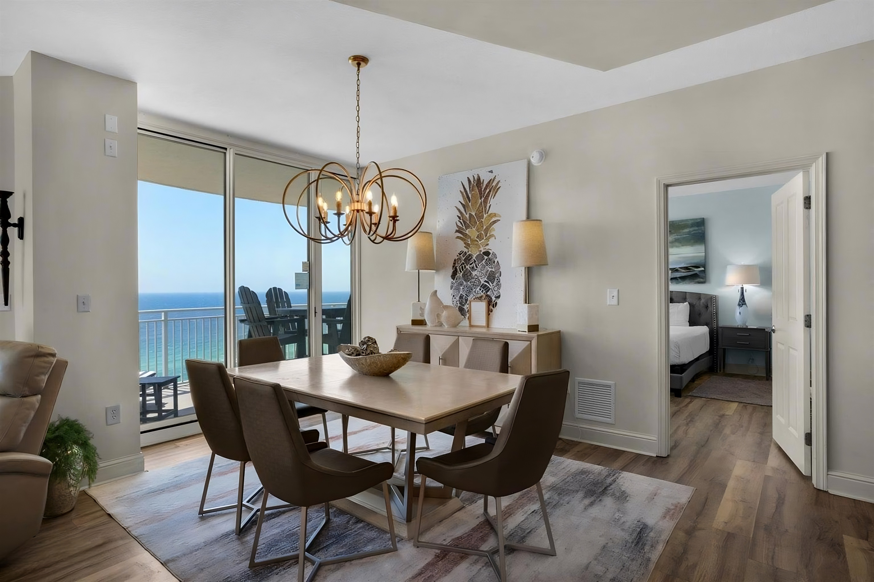 Gulf-Front Dining Room